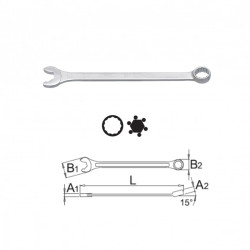 UNIOR Cheie combinata IBEX, 14 mm