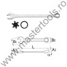 UNIOR Cheie combinata scurta 125/1, 20 mm