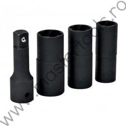 Set de tubulare pentru suruburi uzate sau antifurt TOOLHUB