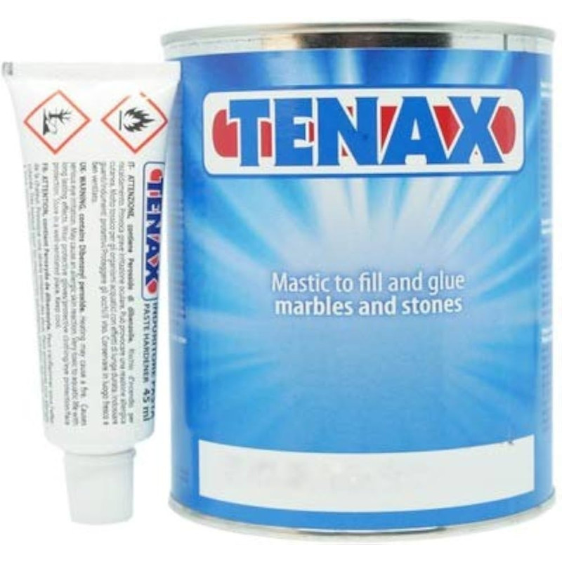 Adeziv / mastic solid colorat NEGRU, pt. piatra naturala si quartz - Solido 1lt + catalizator tub 45ml