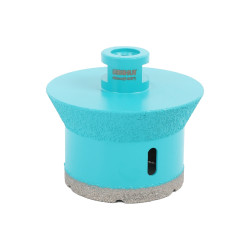 Carota Diamantata pentru ventil scurgeri in gresie portelanata, piatra - diametru 68 / 88mm - prindere M14