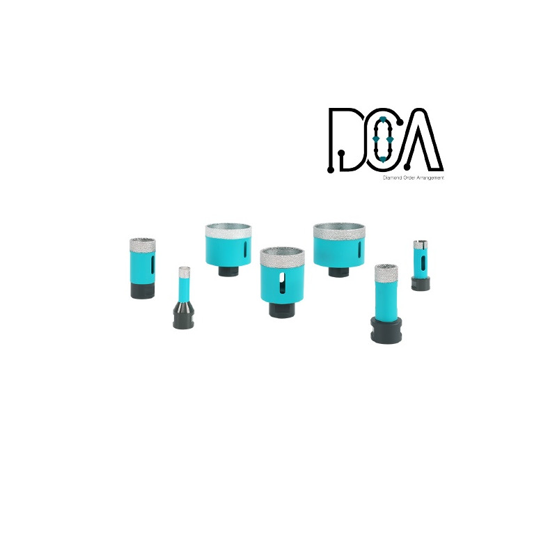 Carota diamantate pt. gresie portelanata & piatra - umpluta cu ceara, diam. 6mm PREMIUM