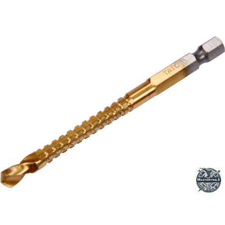 YATO Burghiu freza pentru metal 6.5 mm, hex 1/4, Auriu