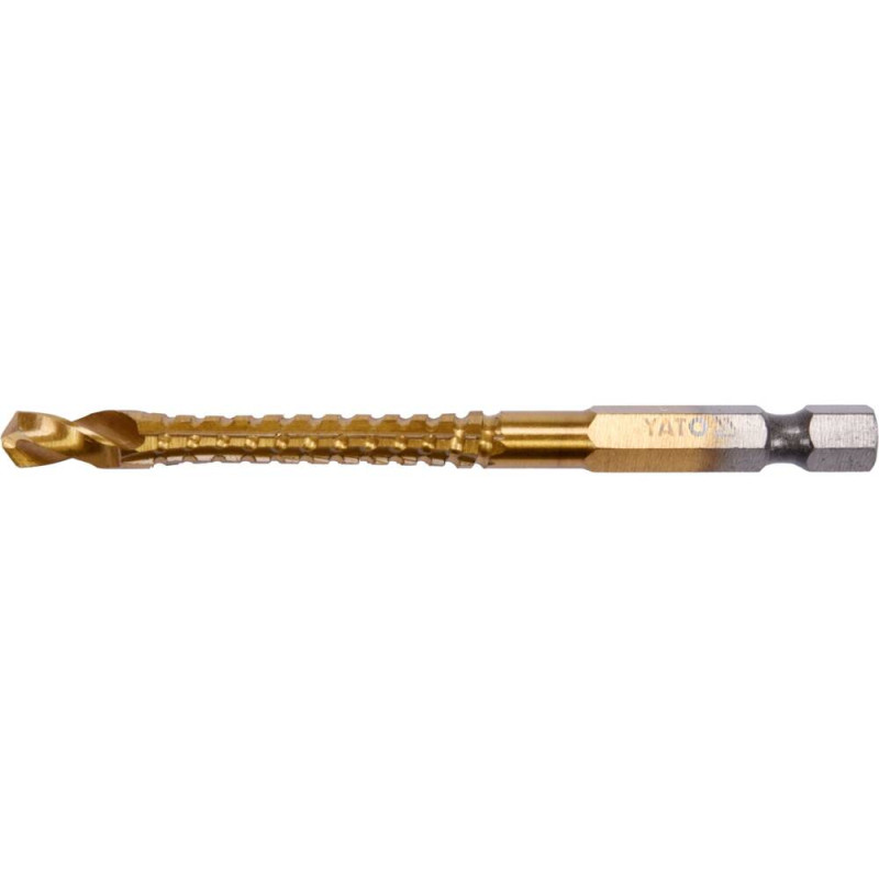 YATO Burghiu freza pentru metal 6.5 mm, hex 1/4, Auriu