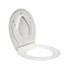 FALA Capac toaleta cu soft close, alb, 2 in 1