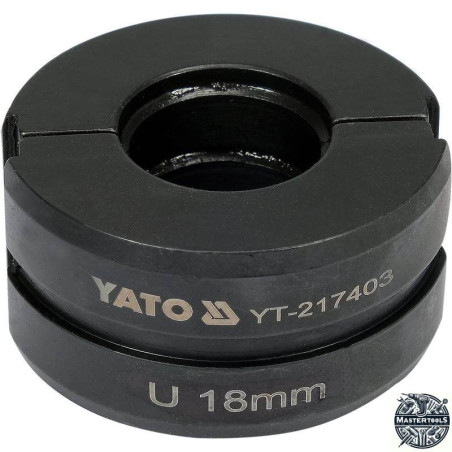 YATO Capat de presare pentru inele interschimbabile, U18 mm compatibile cu YT-21735