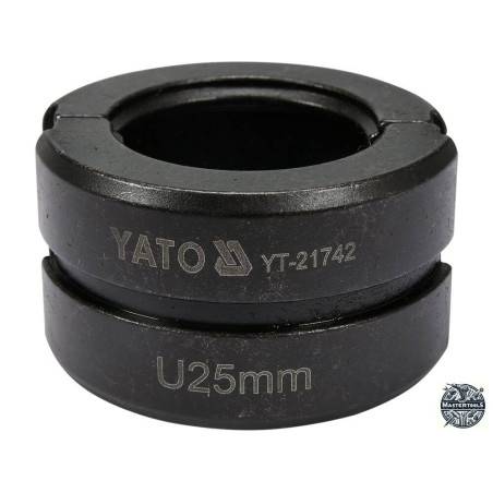 YATO Capat de presare pentru inele interschimbabile, U25 mm compatibile cu YT-21735