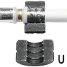 YATO Capat de presare pentru inele interschimbabile, U25 mm compatibile cu YT-21735