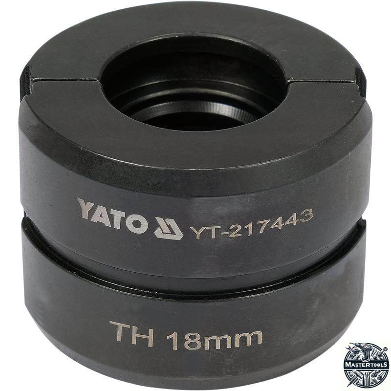 YATO Capat de presare pentru inele interschimbabile, TH18 mm compatibile cu YT-21735
