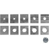 YATO Set 10 matrite interschimbabile, 16-240 mm2 pentru presa hidraulica manuala YT-22861