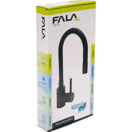 FALA Baterie flexibila de bucatarie, neagra