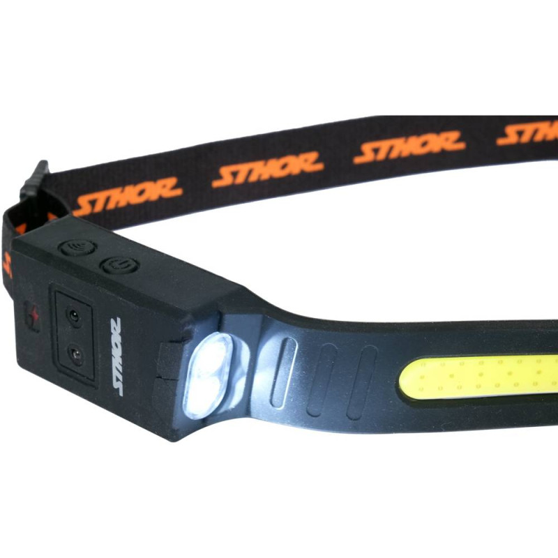 STHOR Lanterna cu LED pentru cap, 5W (COB), 3x2W (XPE)
