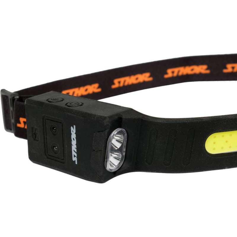 STHOR Lanterna cu LED pentru cap, 5W (COB), 3x2W (XPE)