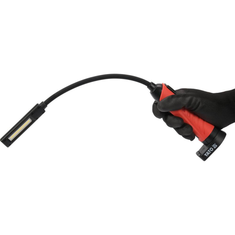 YATO Lampa de atelier cu brat flexibil, COB LED, 5+5W, 500 lm