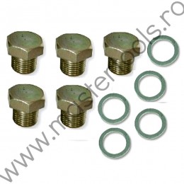 Set de dopuri si saibe pentru trusa 9151 TOOLHUB