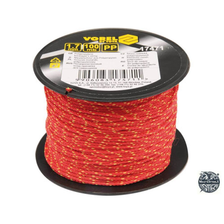 VOREL Sfoara pentru constructii din polipropilena, 1.7mm, 100m