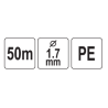 VOREL Sfoara pentru zidarie 1.7 mm, 50 m