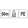 VOREL Sfoara pentru zidarie 2.0 mm, 50 m