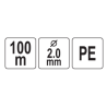 VOREL Sfoara pentru zidarie 2.0 mm, 100 m