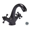 FALA Baterie lavoar + accesorii Retro Black 1