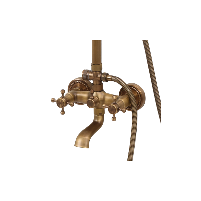 FALA Coloana dus + accesorii Retro Bronze 1