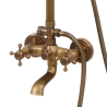 FALA Coloana dus + accesorii Retro Bronze 1