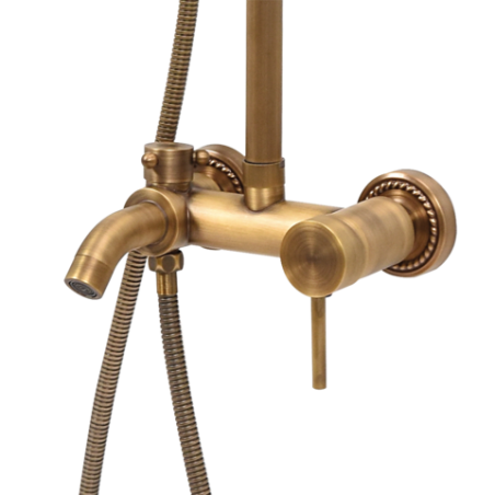 FALA Coloana dus + accesorii Retro Bronze 2