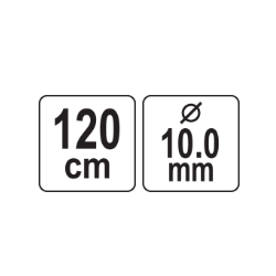 VOREL Antifurt pentru bicicleta 10 x 1200 mm, cu 2 chei