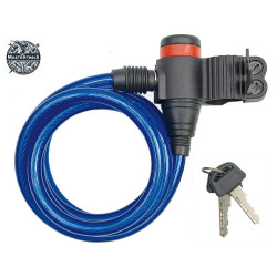 VOREL Antifurt pentru bicicleta 10 x 1800 mm, cu 2 chei