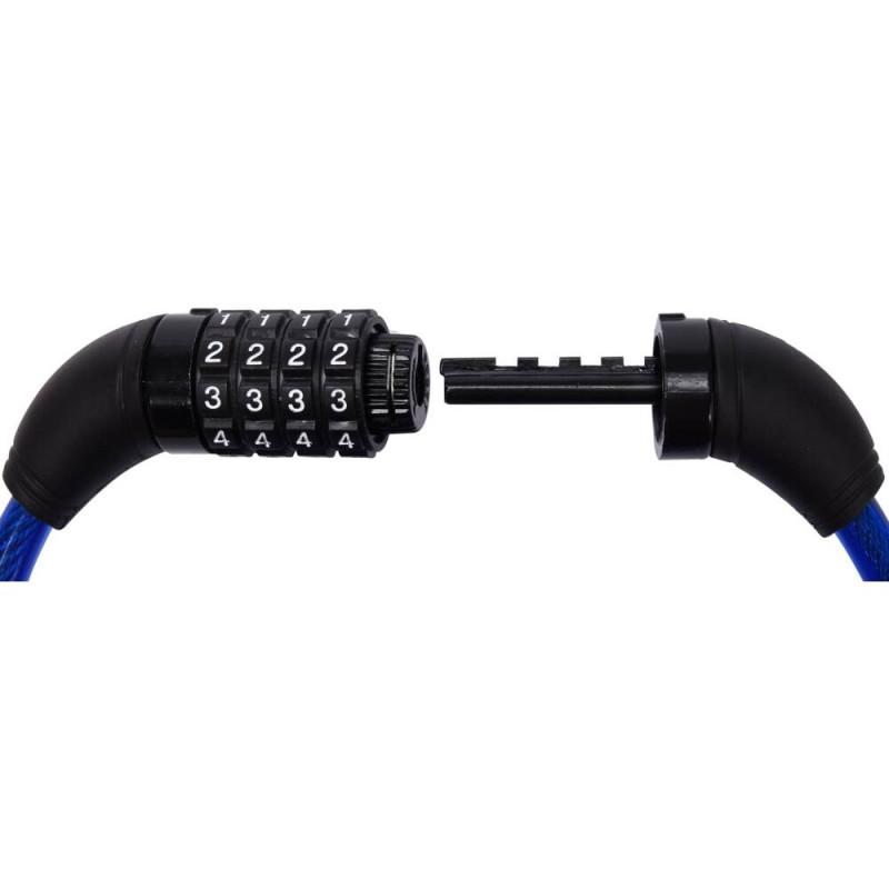 VOREL Antifurt pentru bicicleta 10 x 1200 mm, cu cifru