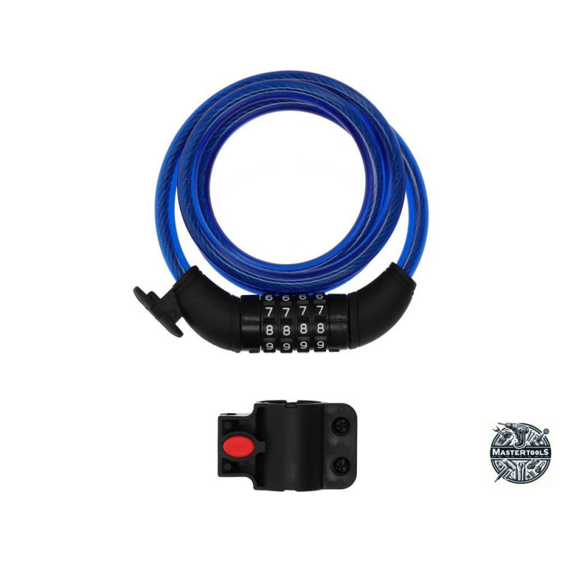 VOREL Antifurt pentru bicicleta 10 x 1200 mm, cu cifru