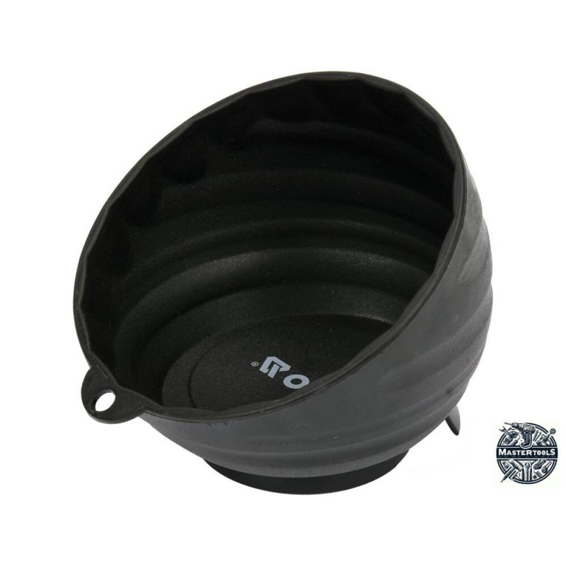 YATO Bol magnetic pentru piese, plastic, diametru 110 mm, negru