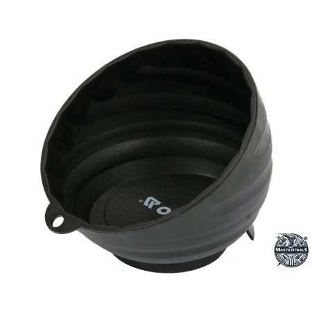 YATO Bol magnetic pentru piese, plastic, diametru 110 mm, negru