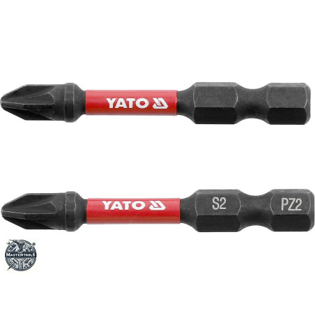YATO Set 2 biti de impact 1/4, 50 mm, PZ2