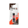 YATO Set 2 biti de impact 1/4, 50 mm, PZ2