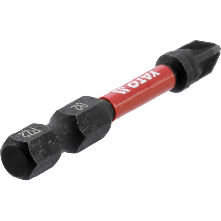 YATO Set 2 biti de impact 1/4, 50 mm, PZ2