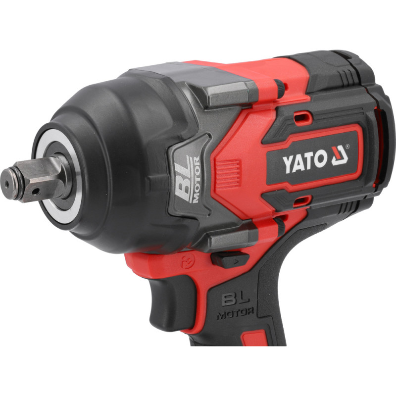 YATO Pistol de impact cu acumulator Li-Ion 18V,4Ah,prindere patrat 1/2