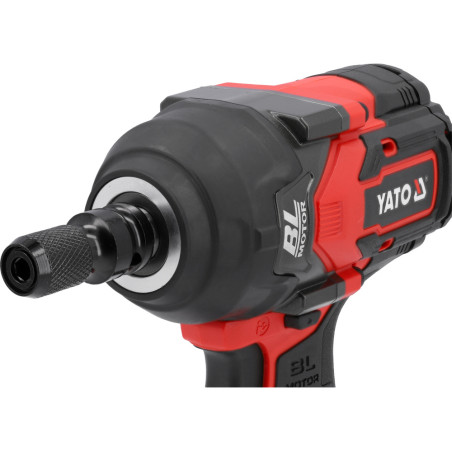 YATO Pistol de impact compatibil cu acumulator Li-Ion 18V,prindere patrat1/2