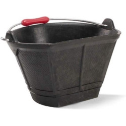 Galeata din plastic cu fata plata si maner, ITALIANO (10 L)