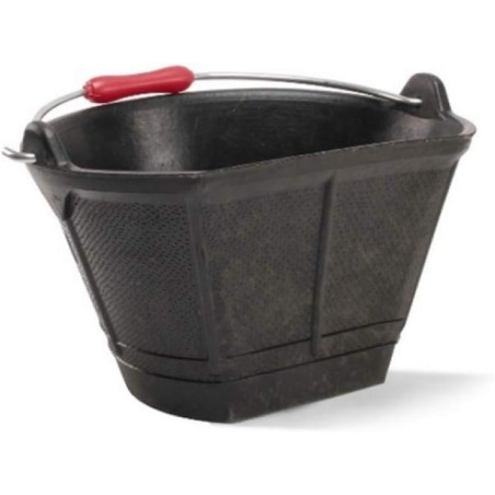 Galeata din plastic cu fata plata si maner, ITALIANO (10 L)