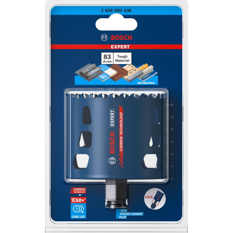 2608900438 BOSCH EXPERT Carota Tough Material 83 x 60 mm