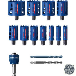 2608900447 BOSCH EXPERT Set 14 piese, carote Tough Material, diametru 20-76 mm, lungime lucru 60 mm
