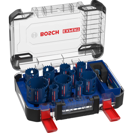 2608900447 BOSCH EXPERT Set 14 piese, carote Tough Material, diametru 20-76 mm, lungime lucru 60 mm