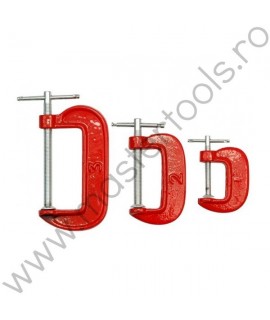 38830 VOREL Set 3 prese lemn, tip C, 20-50-75 mm