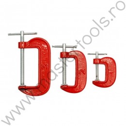 38830 VOREL Set 3 prese lemn, tip C, 20-50-75 mm