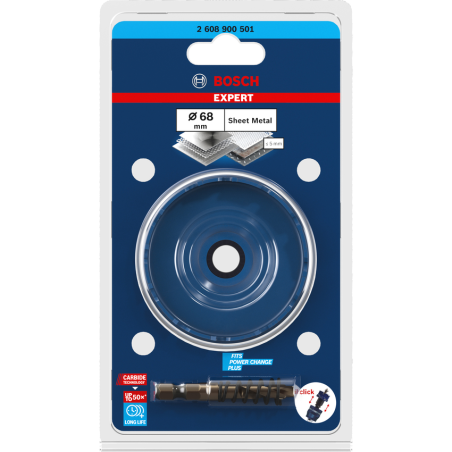 2608900501 BOSCH EXPERT Carota pentru metal Sheet Metal, 68 x 5 mm