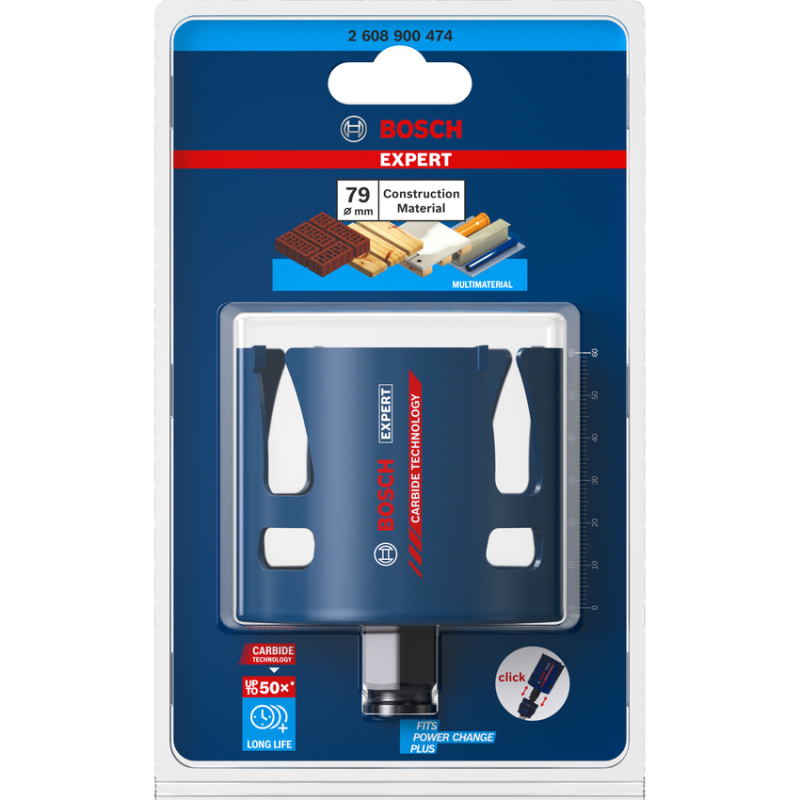 2608900474 BOSCH EXPERT Carota Construction Material 79 x 60 mm