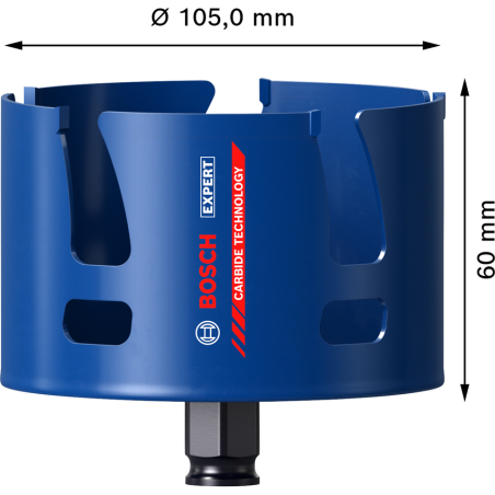 2608900481 BOSCH EXPERT Carota Construction Material 105 x 60 mm