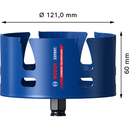 2608900484 BOSCH EXPERT Carota Construction Material 121 x 60 mm