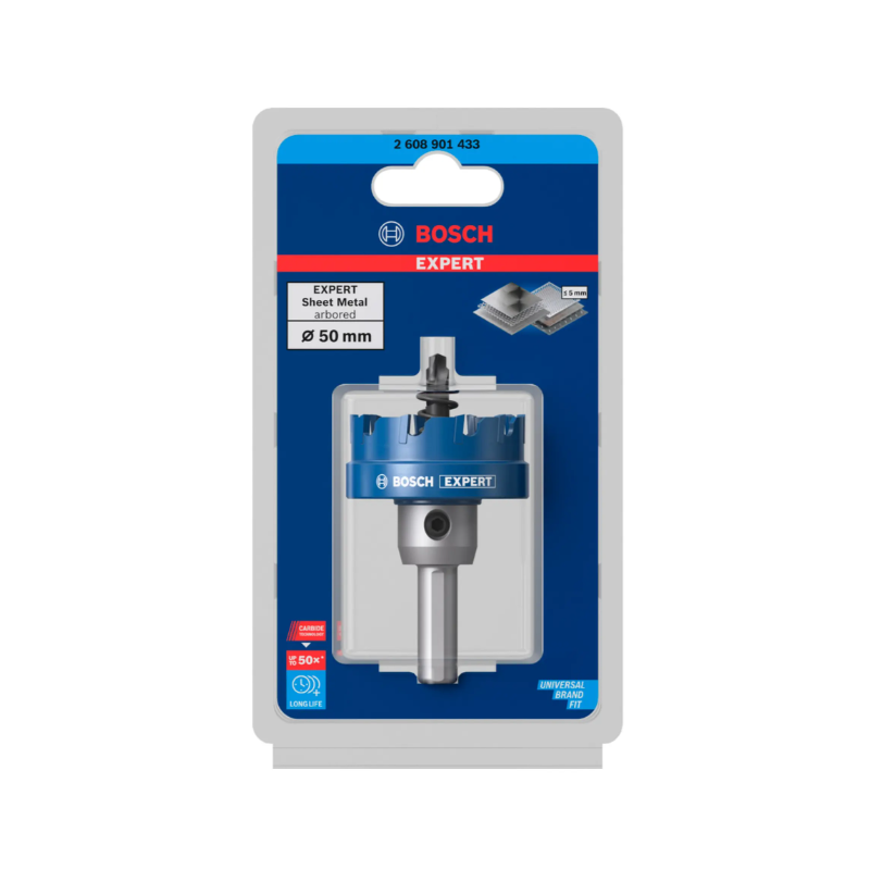 2608901433 BOSCH EXPERT Carota pentru metal cu tija de prindere, diametru 50 mm